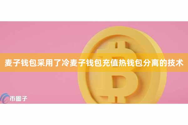 麦子钱包采用了冷麦子钱包充值热钱包分离的技术