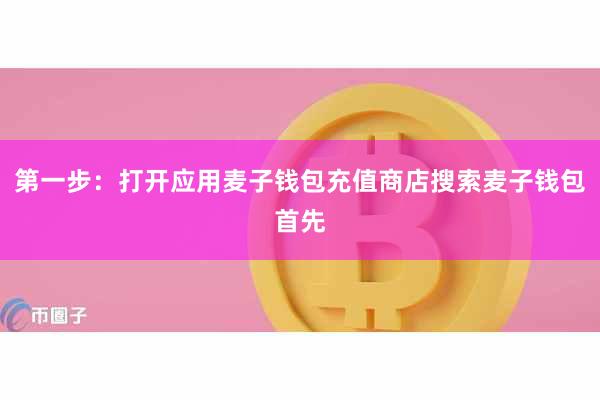 第一步：打开应用麦子钱包充值商店搜索麦子钱包首先